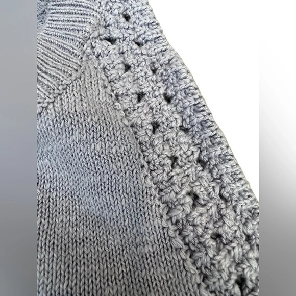 Madewell Crochet-Trim Crop
Sweater Tank
Size xs
Periwinkle color
Pit to pit 13” - Picture 7 of 10